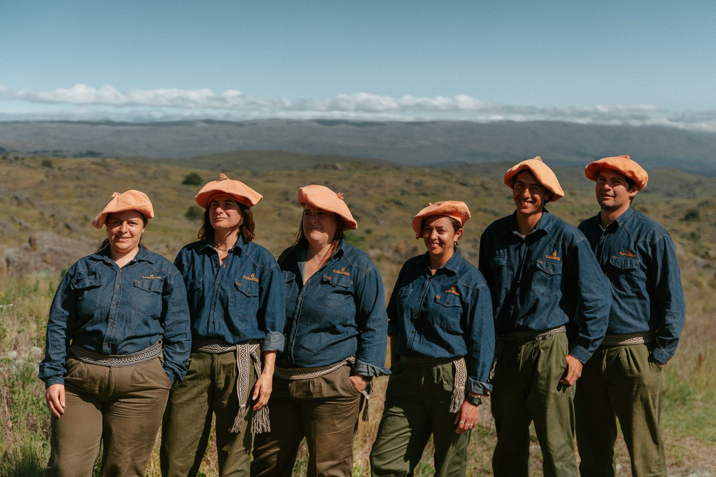 The Carahuasi team in the hills