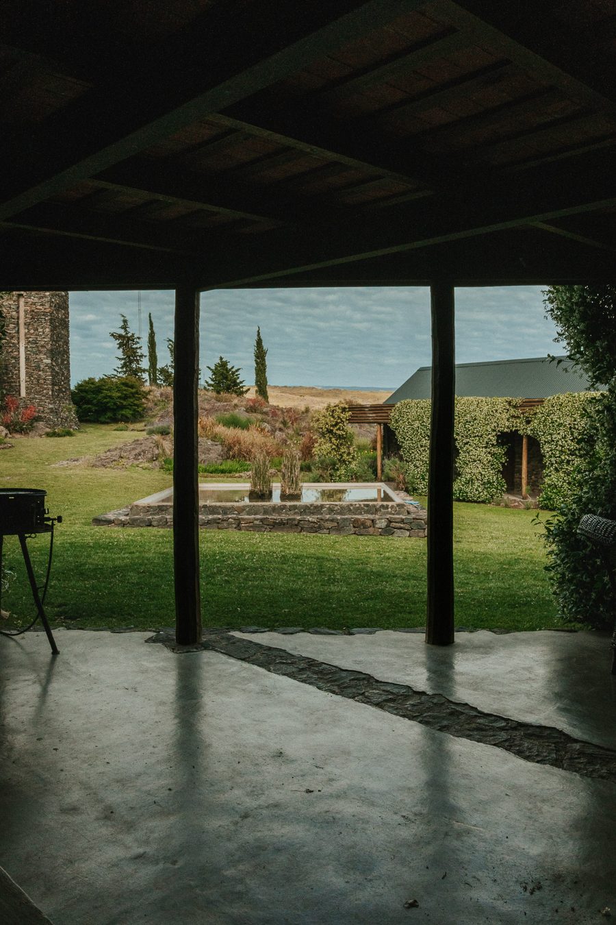 The gallery, open to the garden